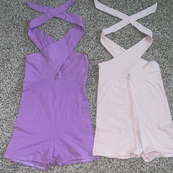 American Apparel Brand New 2000s Y2K Rompers 2 Piece Bundle - Picture 1 of 5